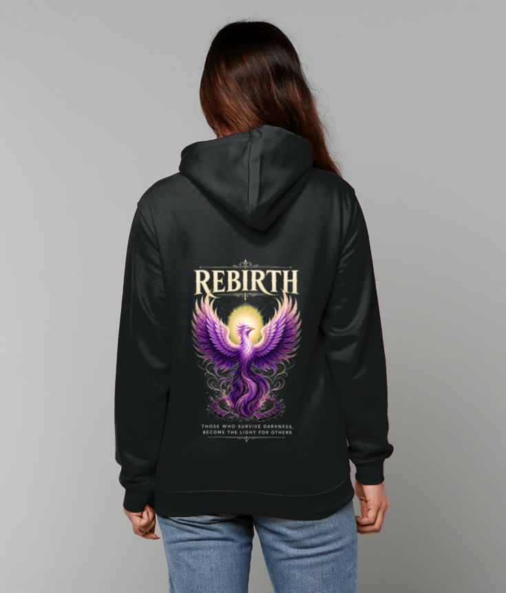 Rebirth Purple Phoenix Hoodie | Survivor & Healing Hoodie