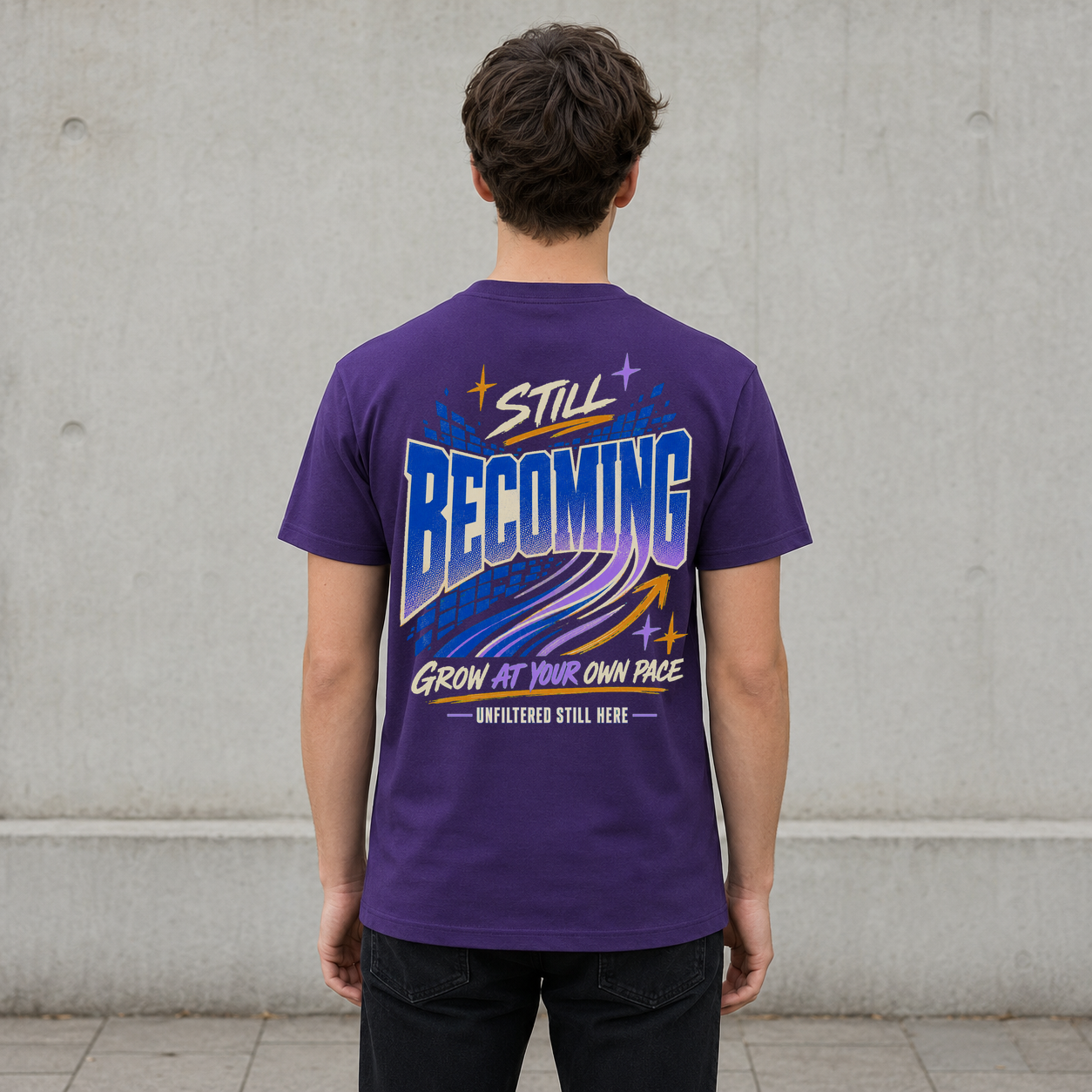 Still Becoming Teen Streetwear T-Shirt | Grow at Your Own Pace