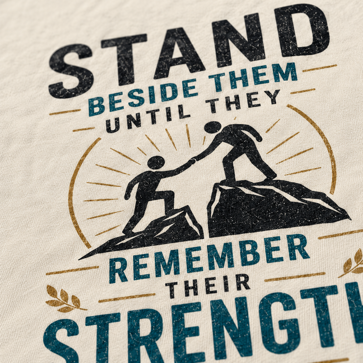 Stand Beside Them Adult Unisex T-Shirt | Remember Their Strength