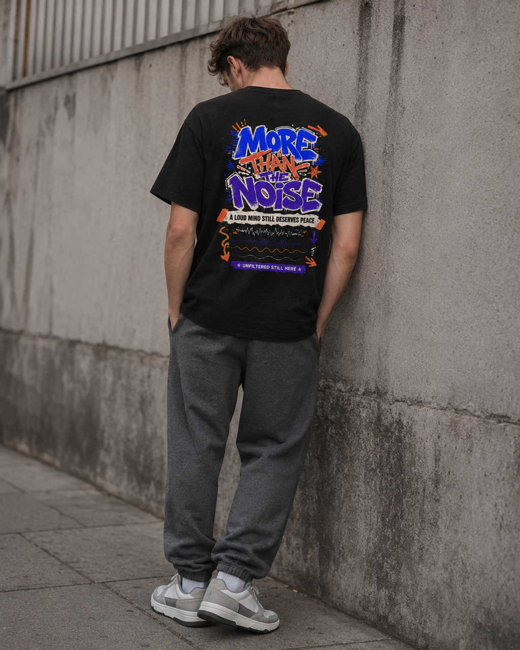 More Than the Noise Teen Streetwear T-Shirt | A Loud Mind Still Deserves Peace