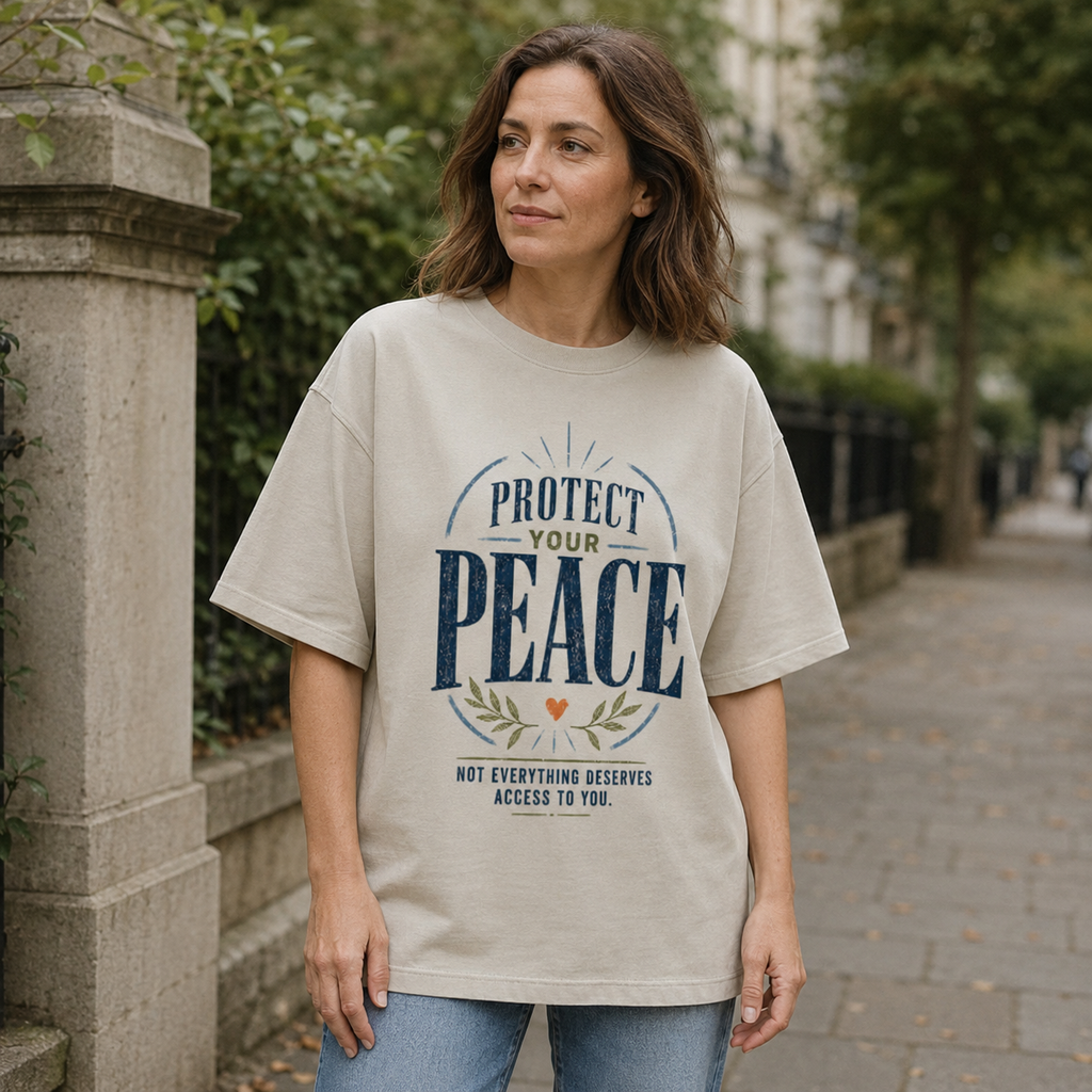 Protect Your Peace Oversized T-Shirt