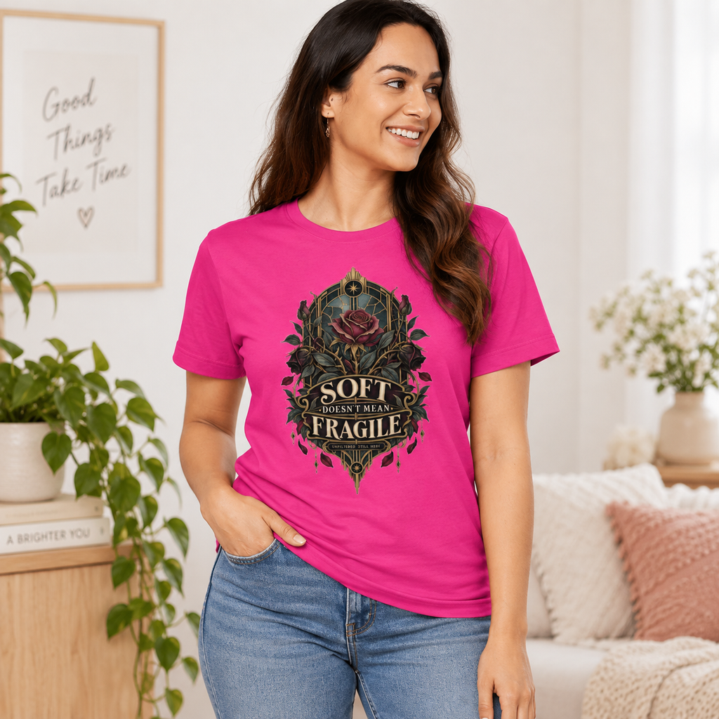 Soft Doesn’t Mean Fragile Women’s Mental Health T-Shirt