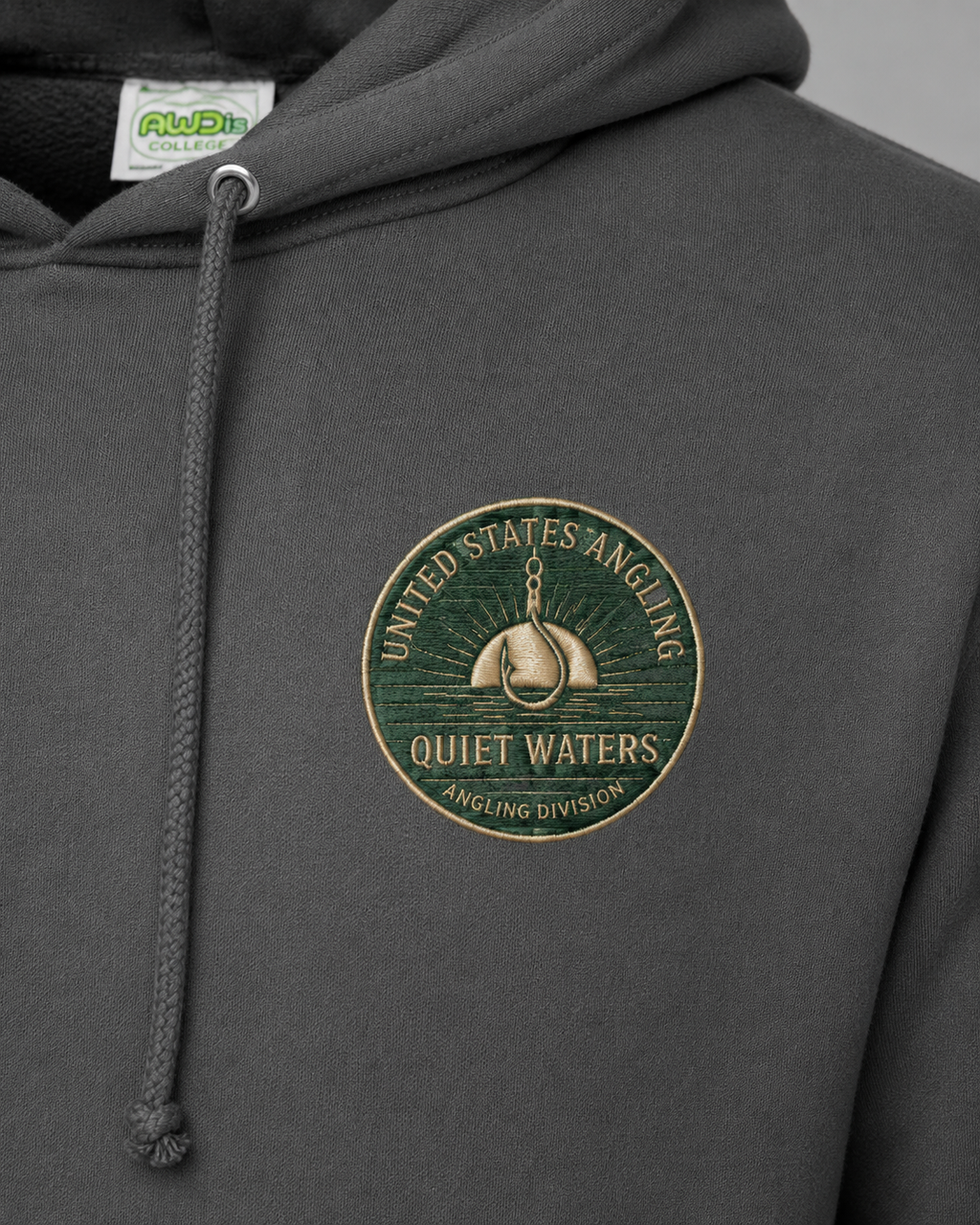 Cast Out the Noise Men's Hoodie | Where the Water Quiets the Mind