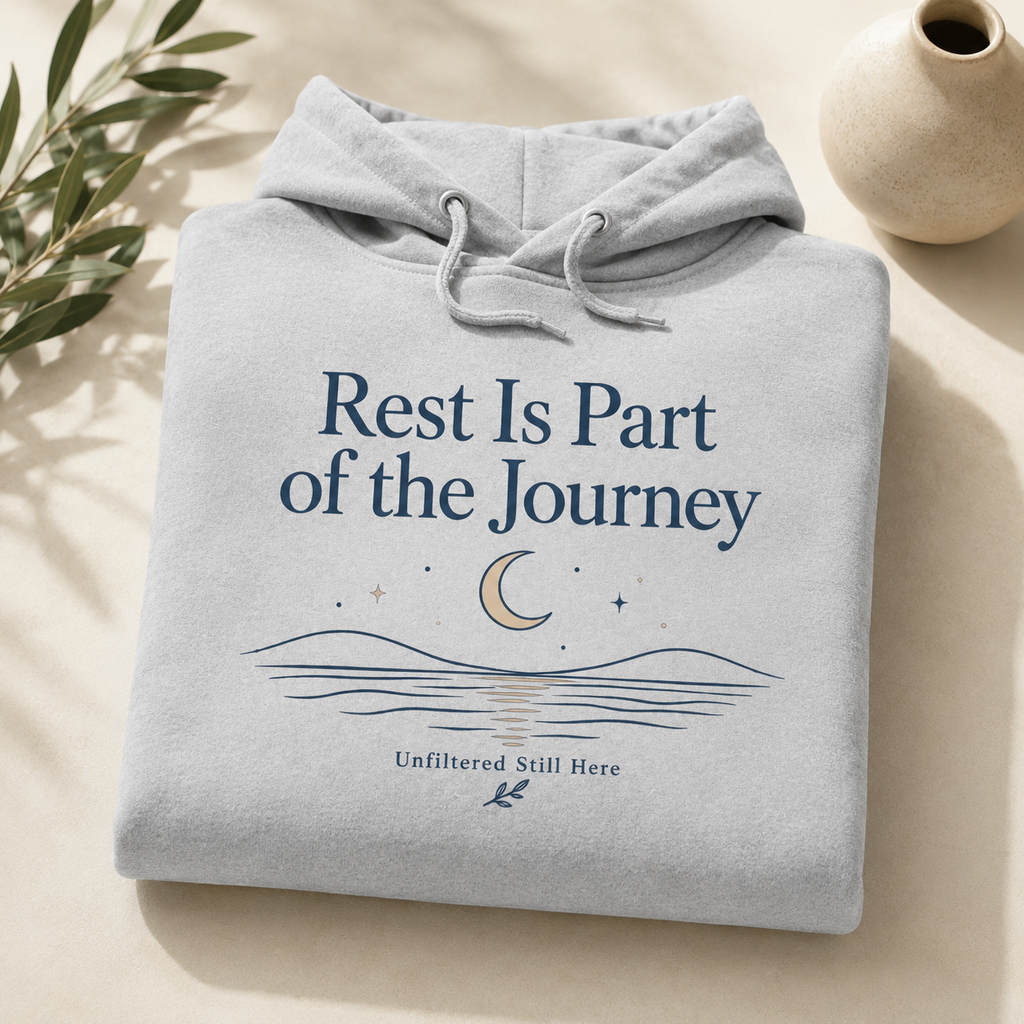 Rest Is Part of the Journey Women’s Mental Health Hoodie