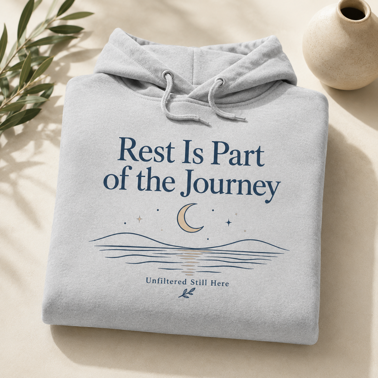 Rest Is Part of the Journey Women’s Mental Health Hoodie