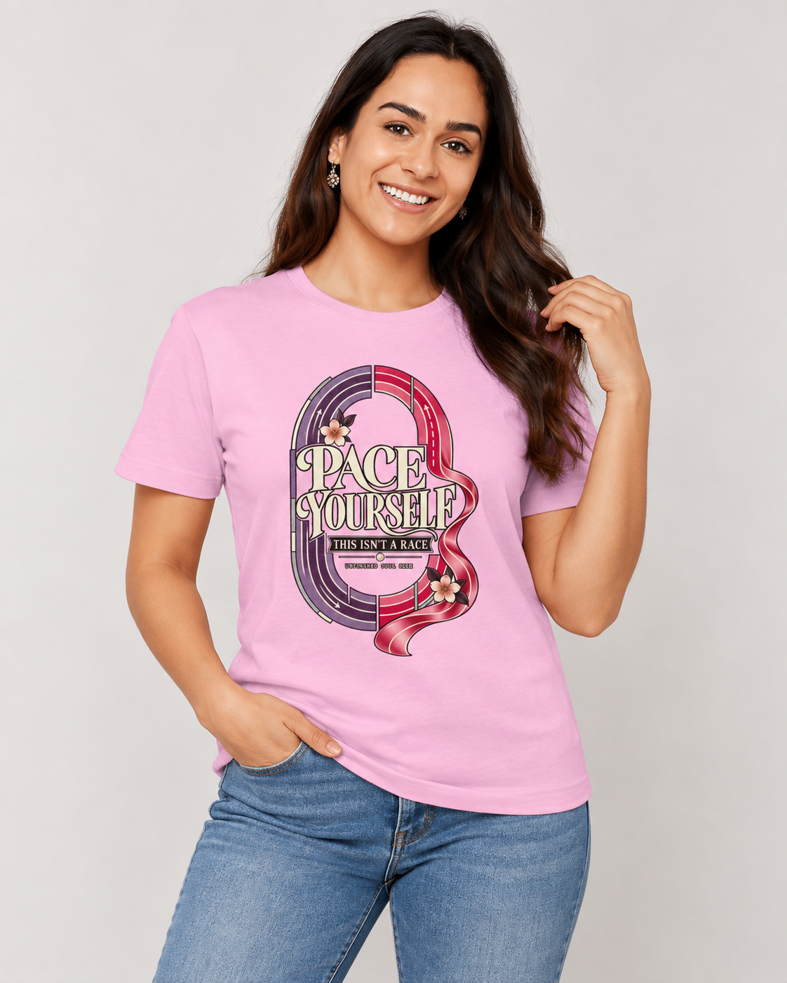 Pace Yourself Women’s Mental Health T-Shirt | This Isn’t a Race