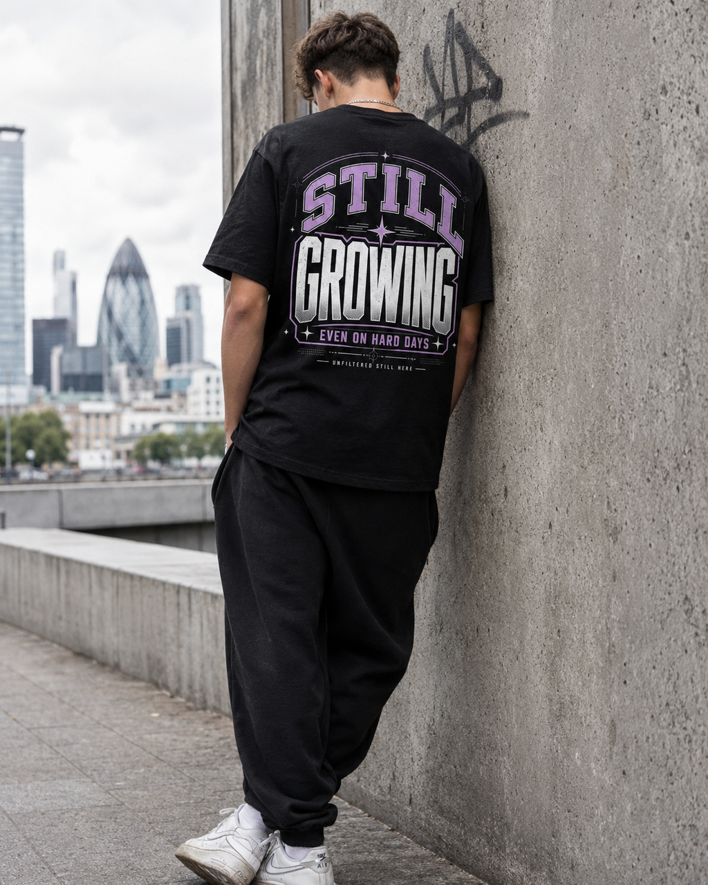Still Growing Teen Streetwear T-Shirt | Even on Hard Days