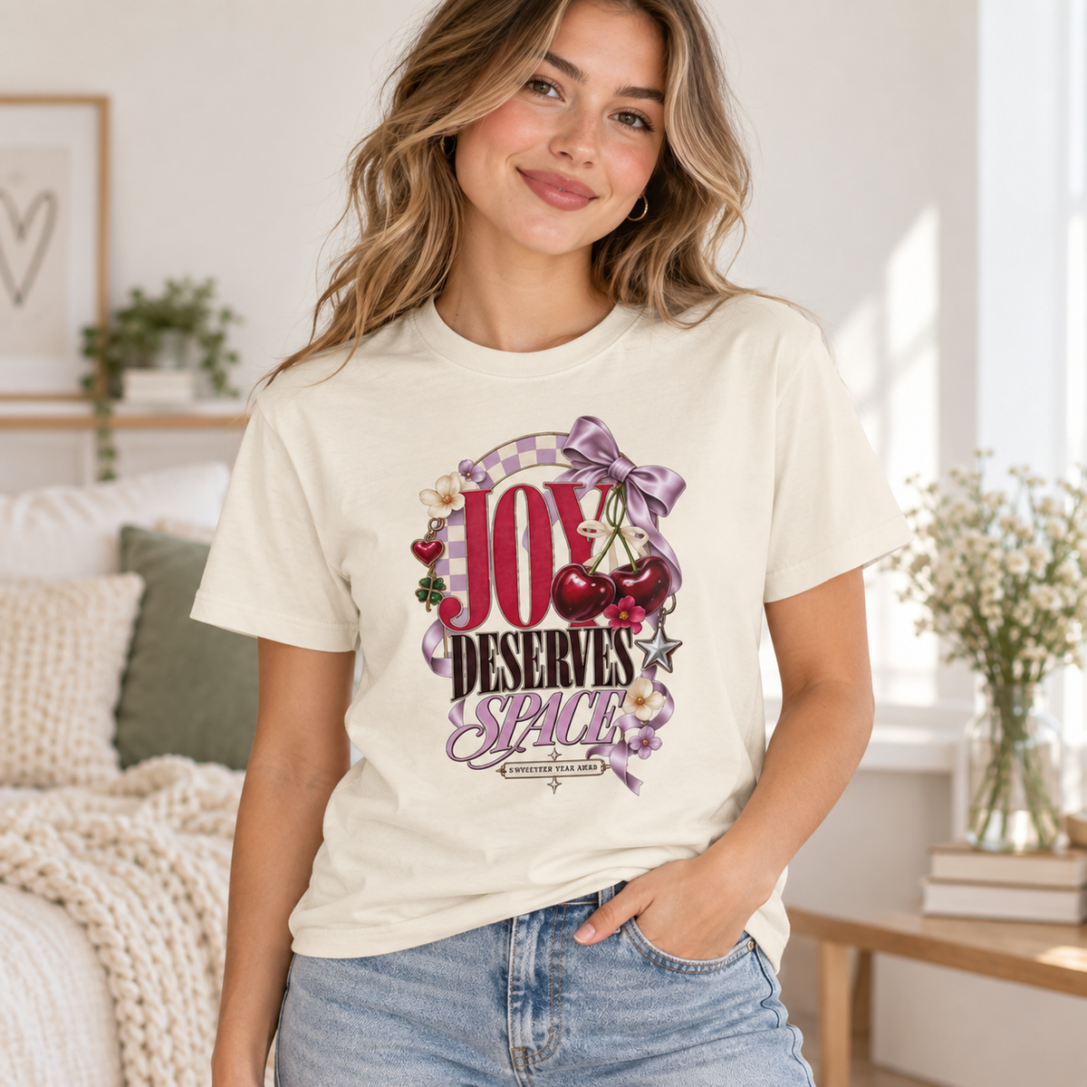 Joy Deserves Space Women’s Mental Health T-Shirt