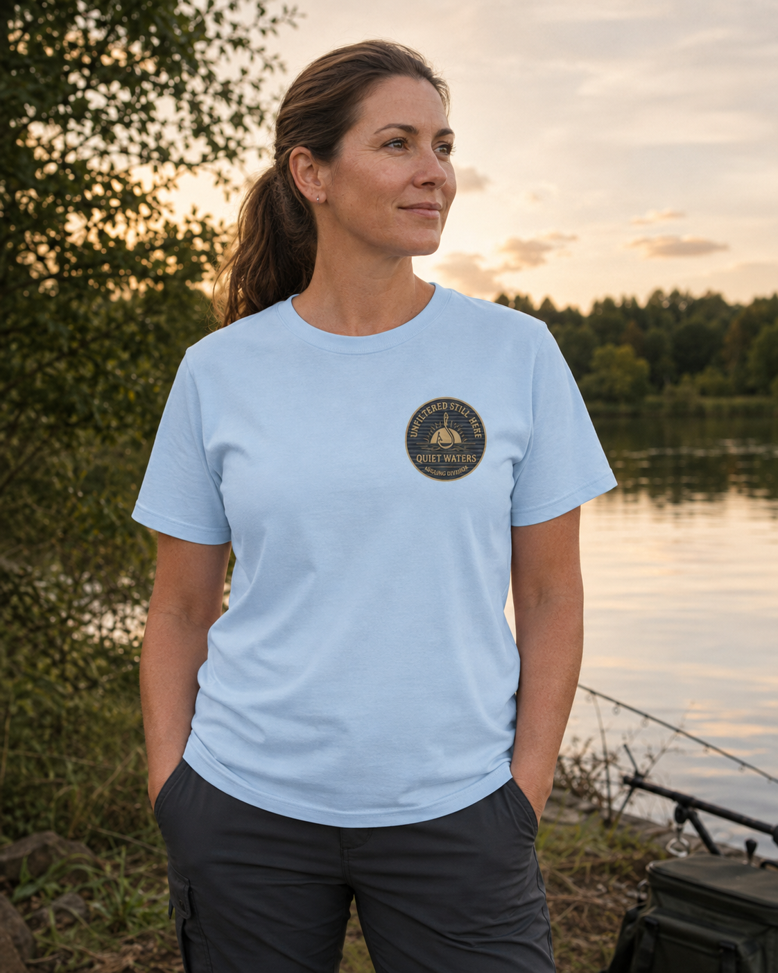 Carp Water, Clear Mind Fishing T-Shirt | The Lake Listens