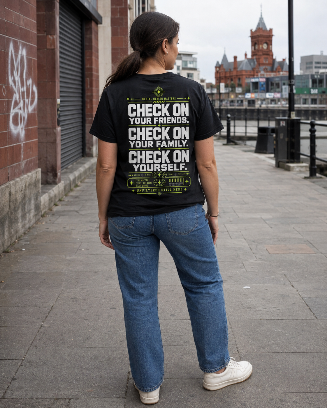Check On Your People Unisex T-Shirt | Mental Health Matters