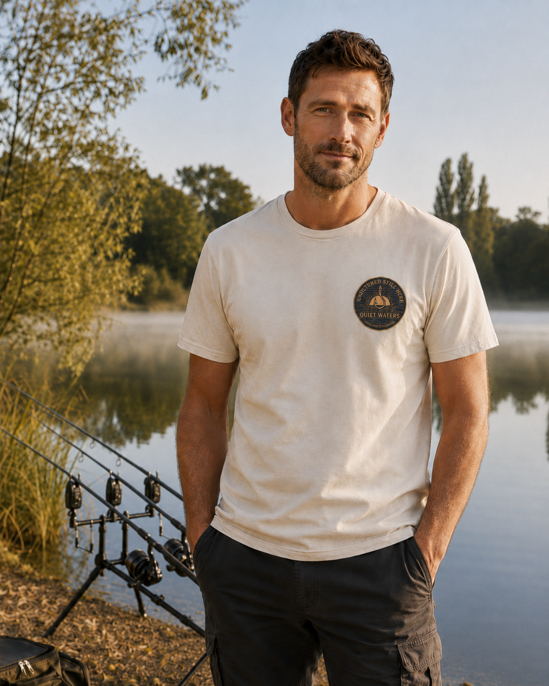 Carp Water, Clear Mind Fishing T-Shirt | The Lake Listens