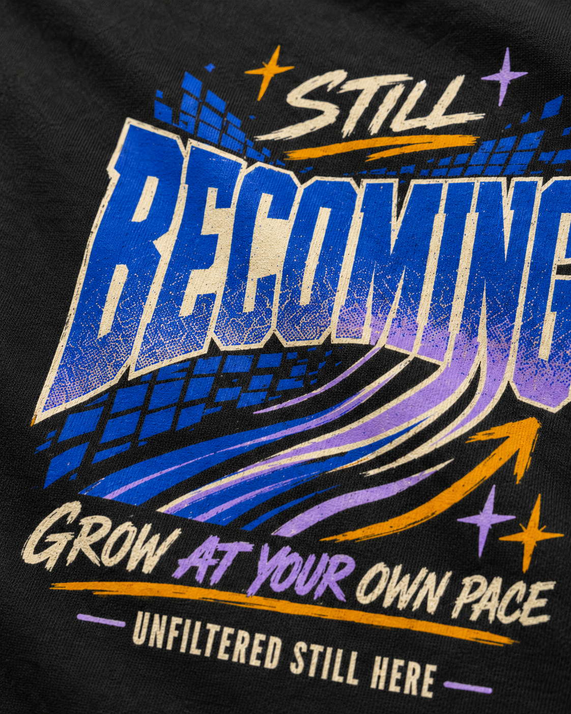 Still Becoming Teen Streetwear Hoodie | GROW AT YOUR OWN PACE